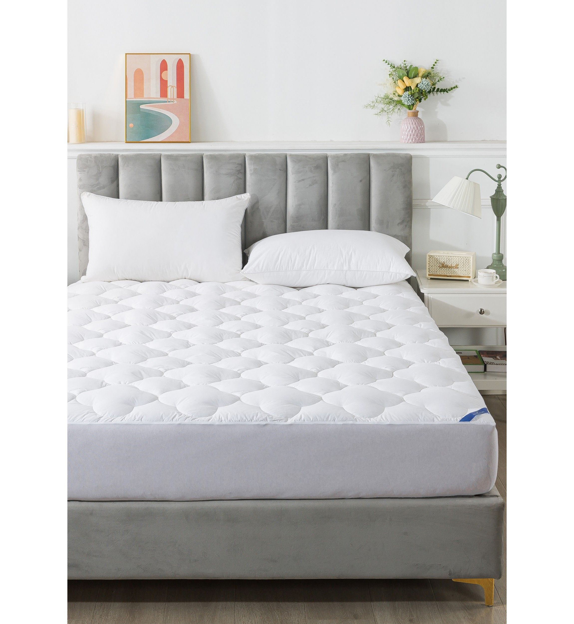 European White Down Mattress Topper