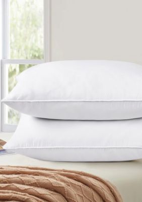 Peace Nest White Goose Feather & Down Pillow - Set of 2, Queen