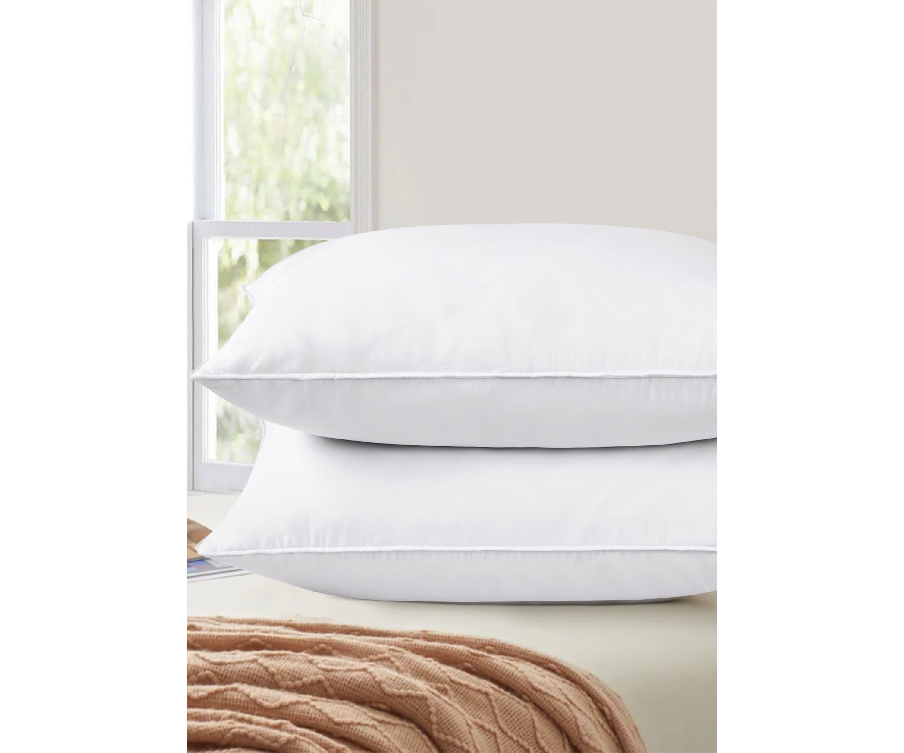 White Goose Feather & Down Pillow - Set of 2
