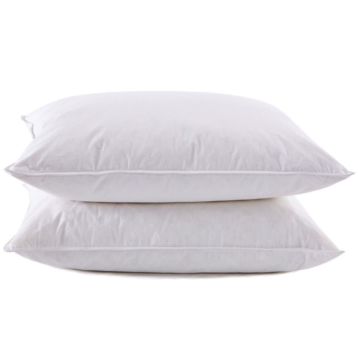 Puredown White Goose Feather and Down Pillow, Queen (Set of 2)