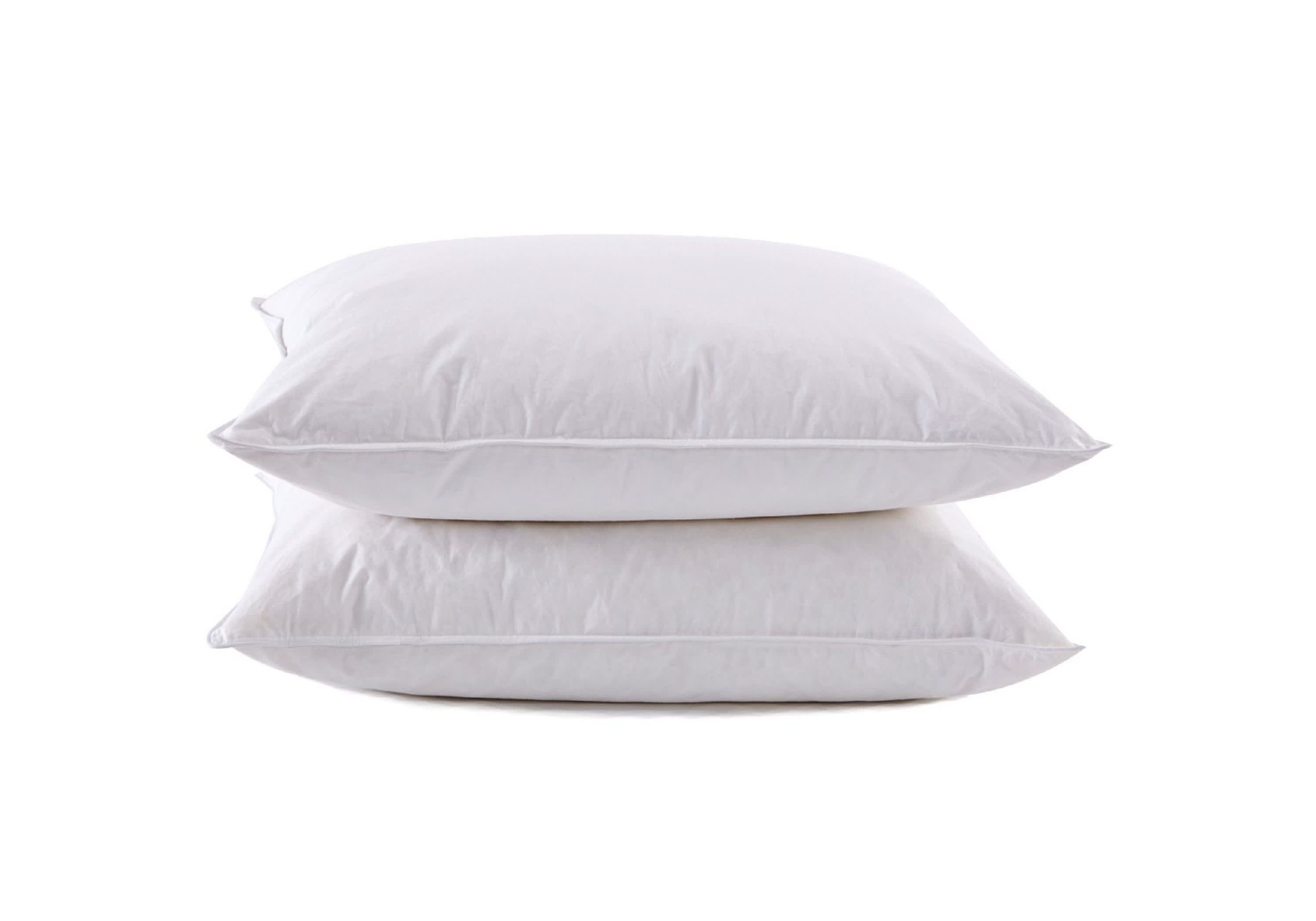 Puredown White Goose Feather and Down Pillow, Queen (Set of 2)
