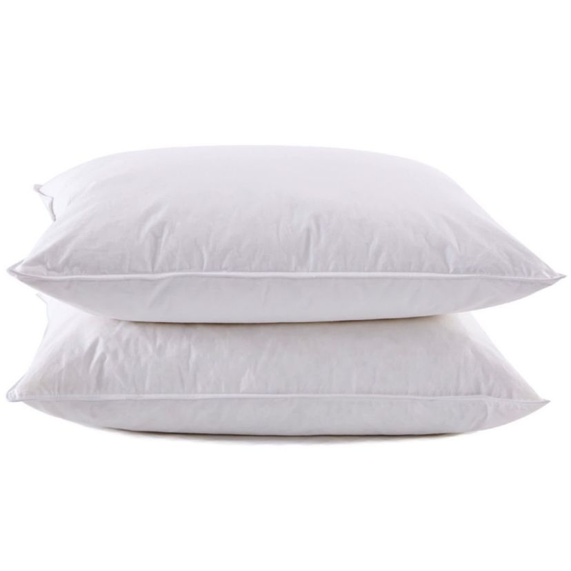 Puredown White Goose Feather and Down Pillow, Queen (Set of 2)