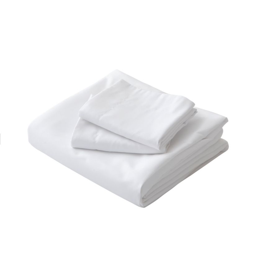 Better Style Home Microfiber Honeycomb Duvet Sets Full/Queen Size in White