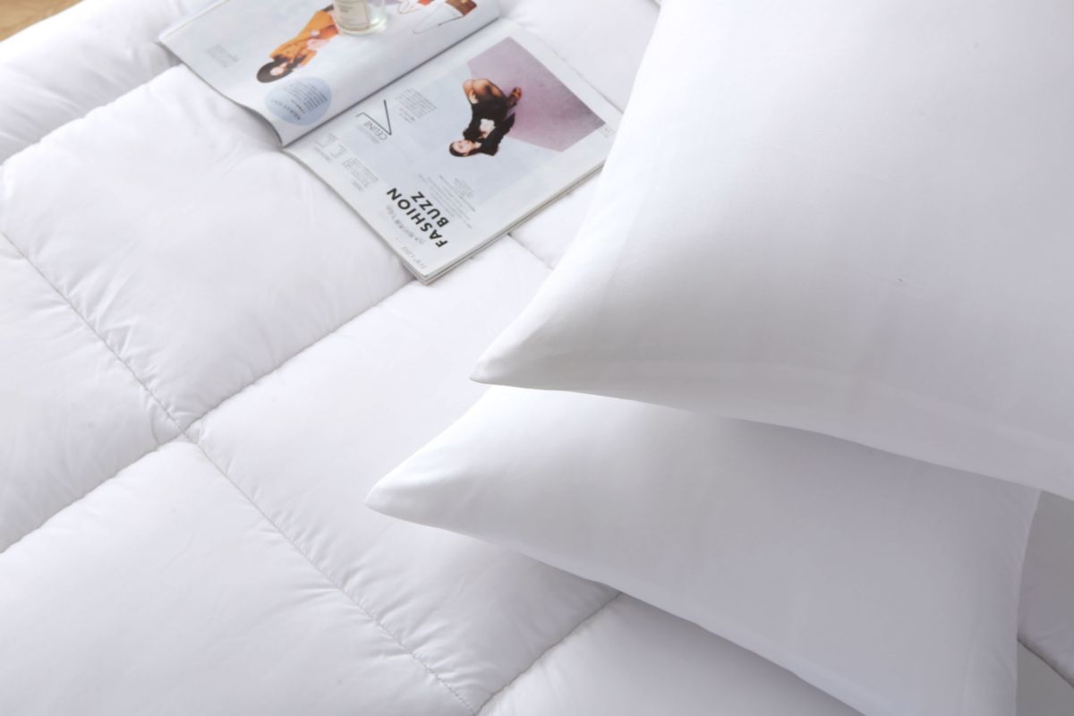 Better Style Home Microfiber Pillowcase Pair Standard Size in Light Blue