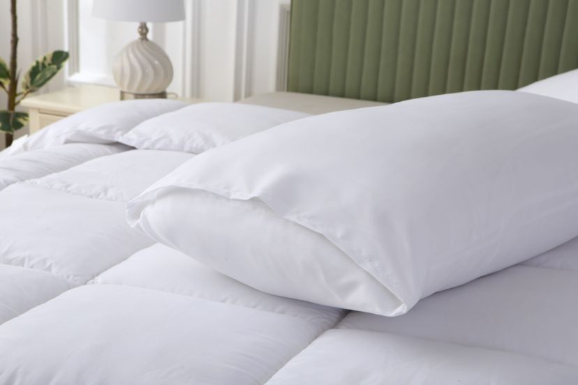 Better Style Home Microfiber Pillowcase Pair King Size in Olive