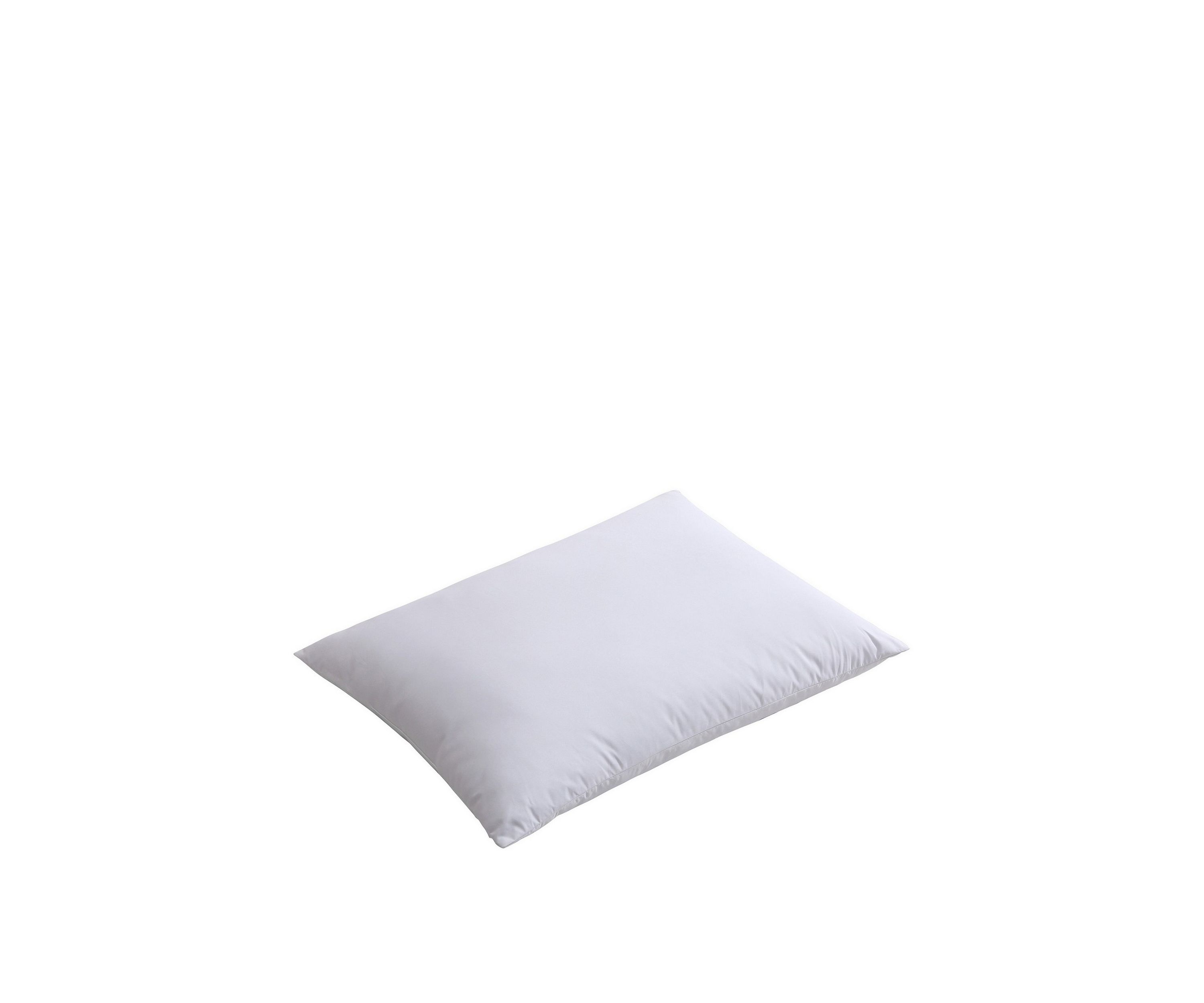 Set of 2 Cotton Silver Goose Nano Feather Pillows