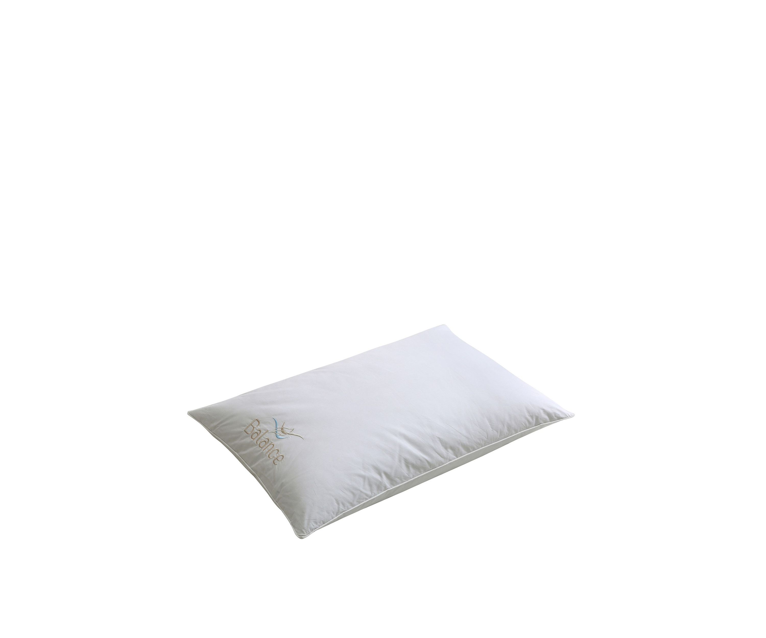 Set of 2 Balance Bed Pillow Memory Foam Core with Nano Feather Surround