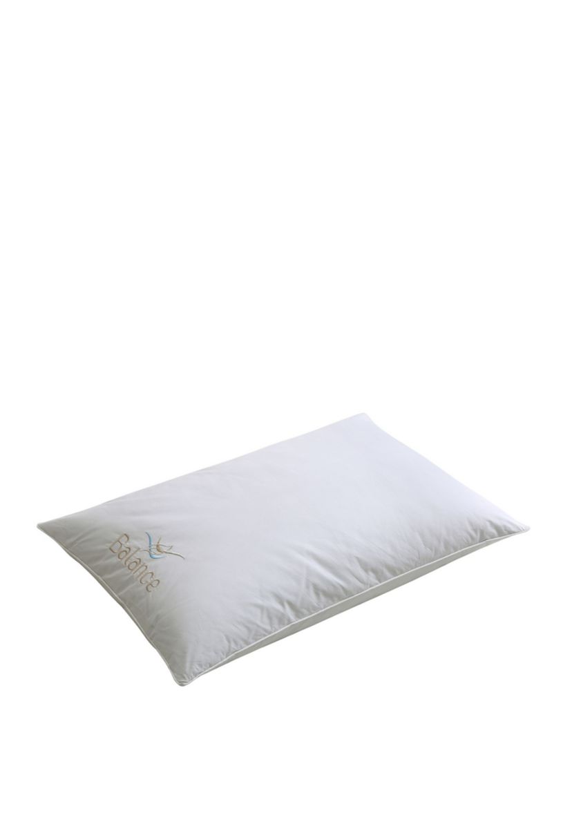 Set of 2 Balance Bed Pillow Memory Foam Core with Nano Feather Surround