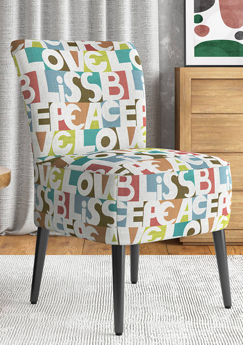 Handy Living Ashton Armless Chair in Linen