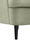Tapered Wingback Armchair in Velvet