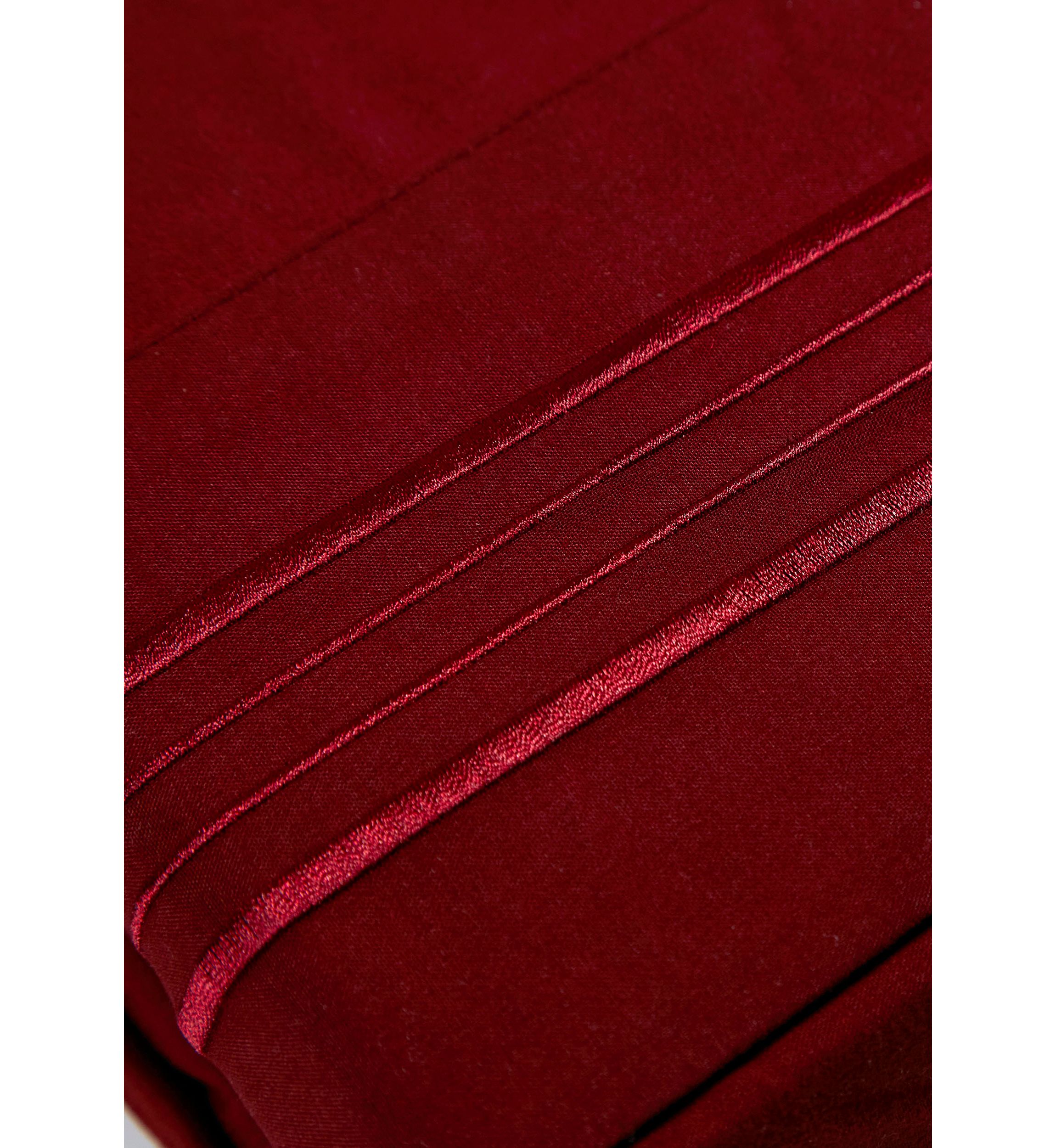 1800 Thread Count Brushed Microfiber Sheet Set with 4 Line Embroidery