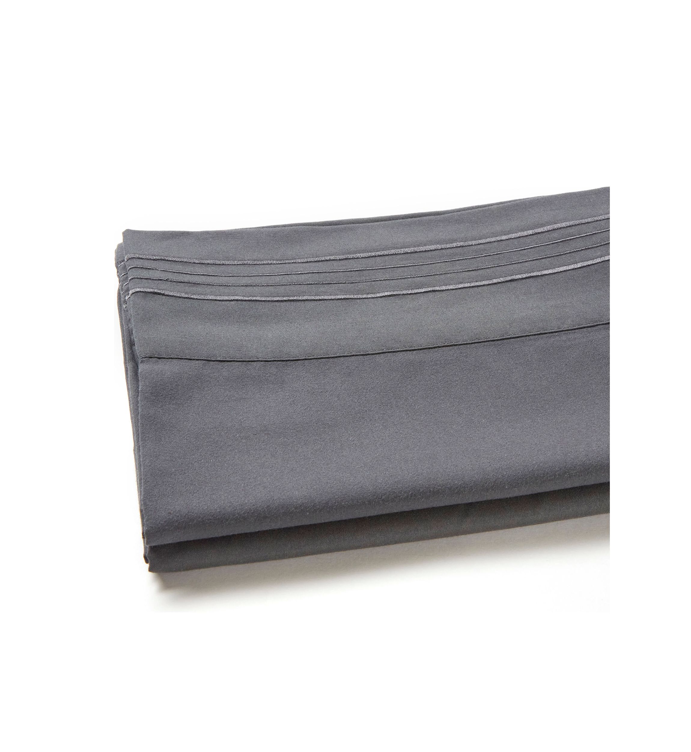 1800 Thread Count Brushed Microfiber Standard Pillowcase (2-Piece Set) with 4 Line Embroidery