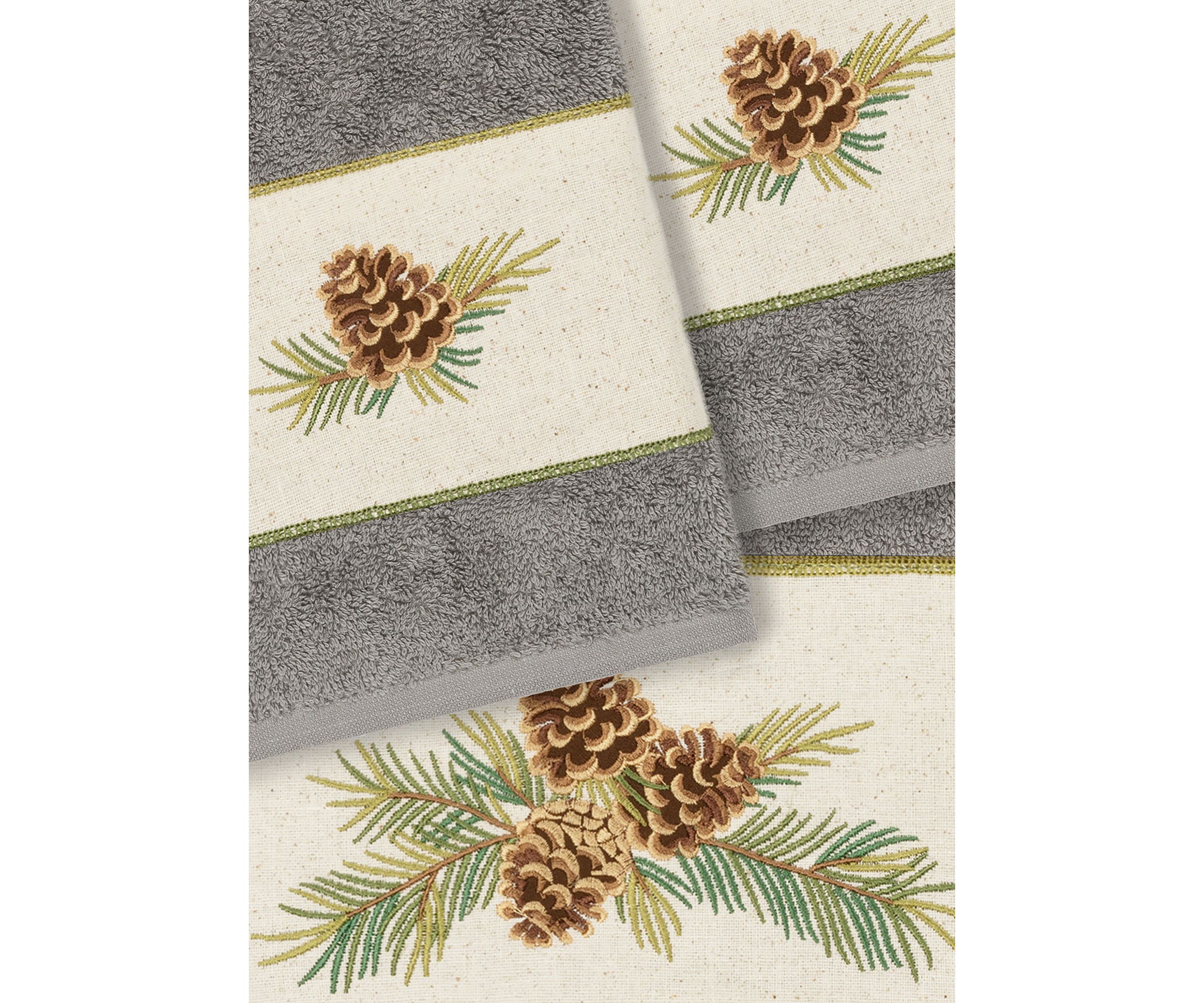 PIERRE 3PC Embellished Towel Set