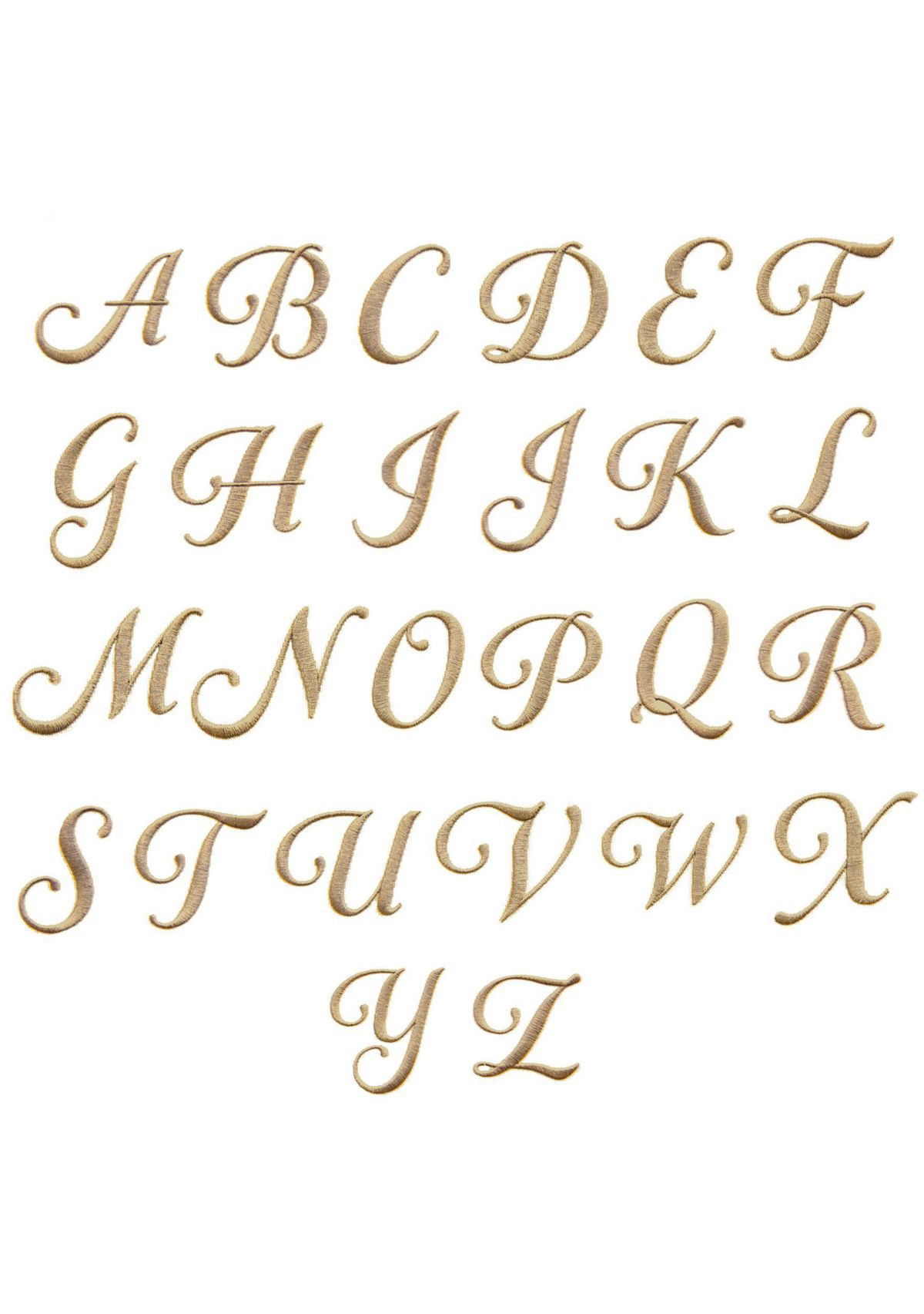 Personalized Novelty Hand Towels (Set of 2) in Gold Linum Font