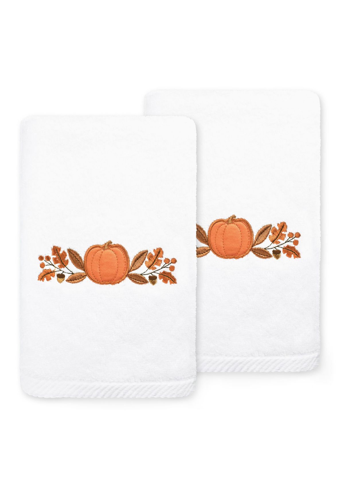 Harvest Bounty - Embroidered Hand Towels (Set of 2)