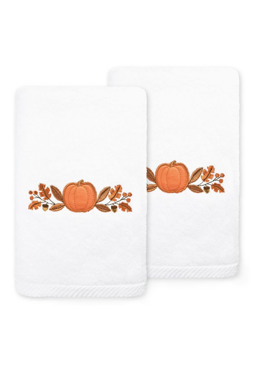 Harvest Bounty - Embroidered Hand Towels (Set of 2)
