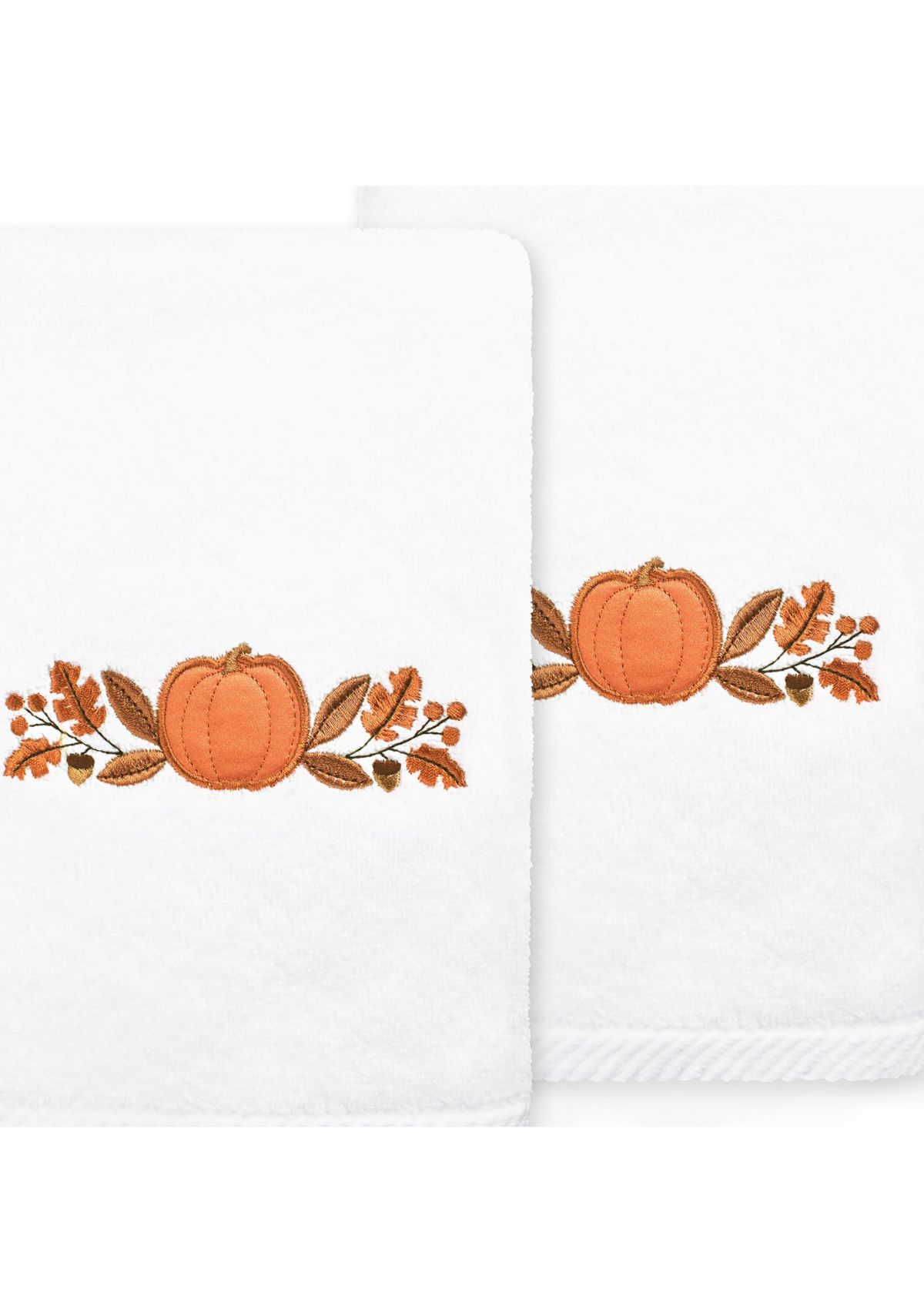Harvest Bounty - Embroidered Hand Towels (Set of 2)