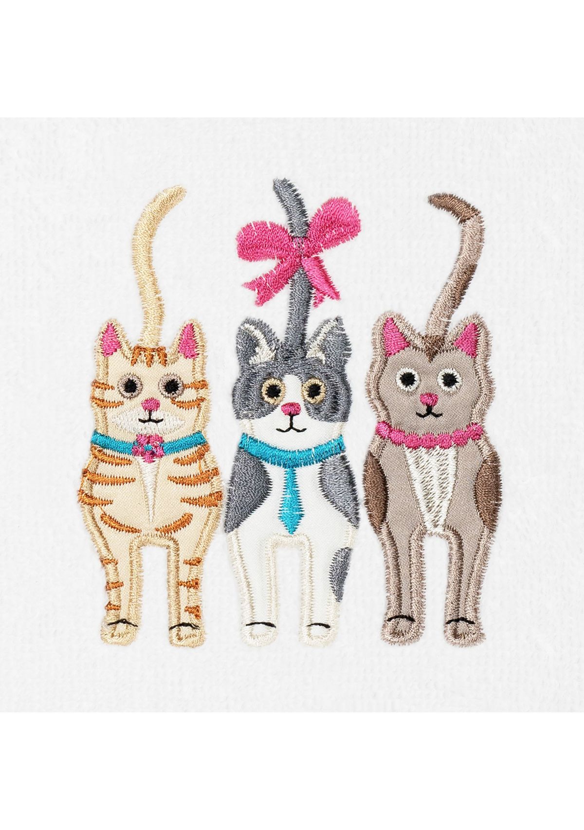CATS - Embroidered Hand Towels (Set of 2)