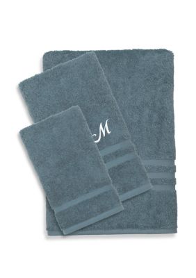 Linum Home Textiles 3PC Denzi Towel Set, Teal