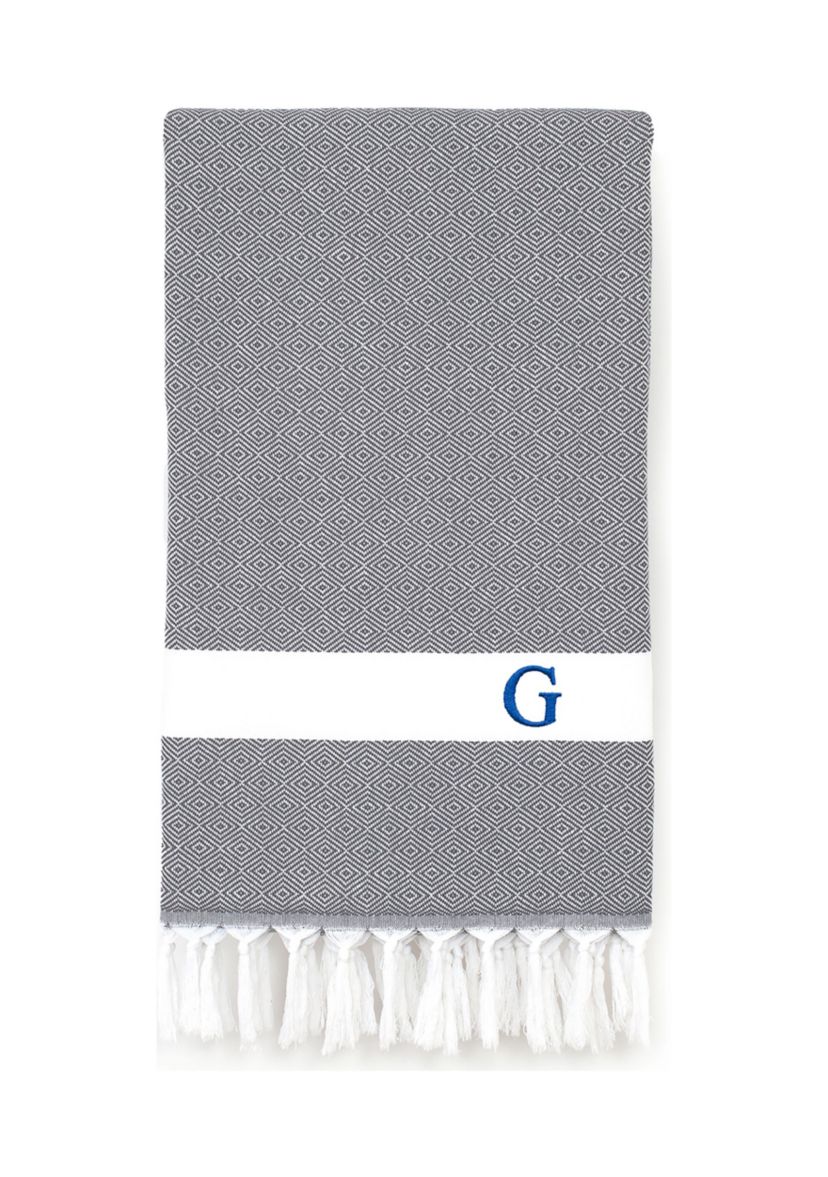 Diamond Personalized Pestemal Beach Towel