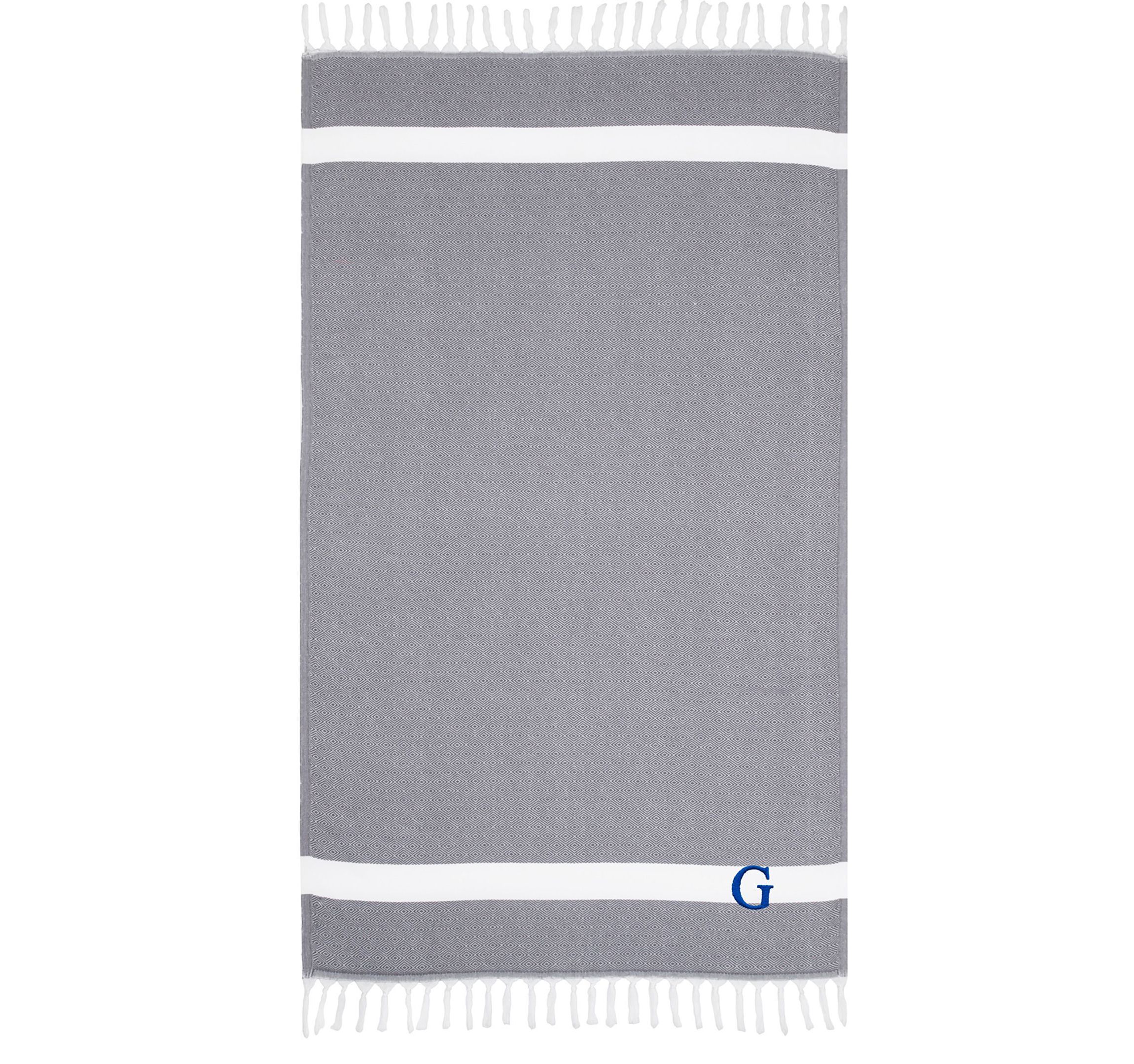 Diamond Personalized Pestemal Beach Towel