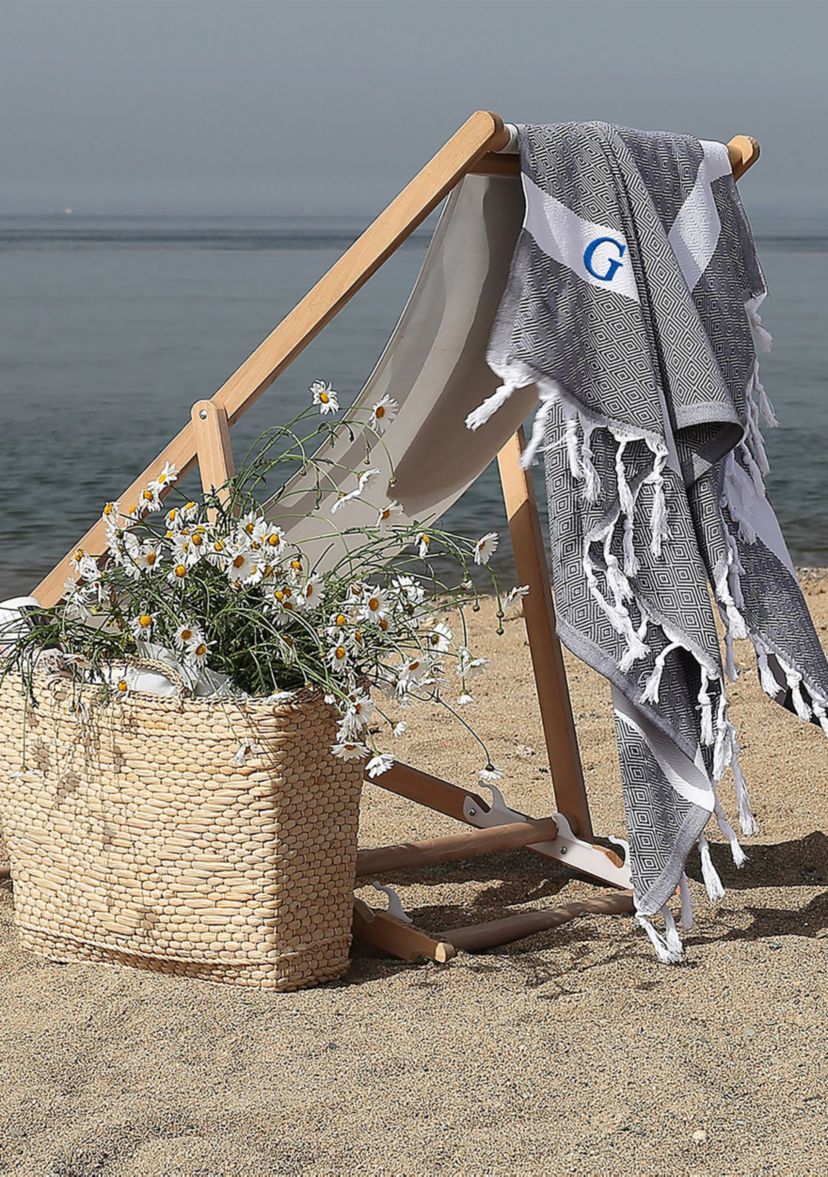 Diamond Personalized Pestemal Beach Towel