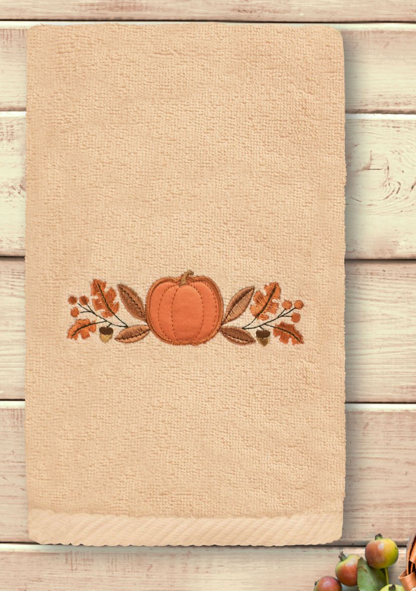 Harvest Bounty - Embroidered Hand Towel