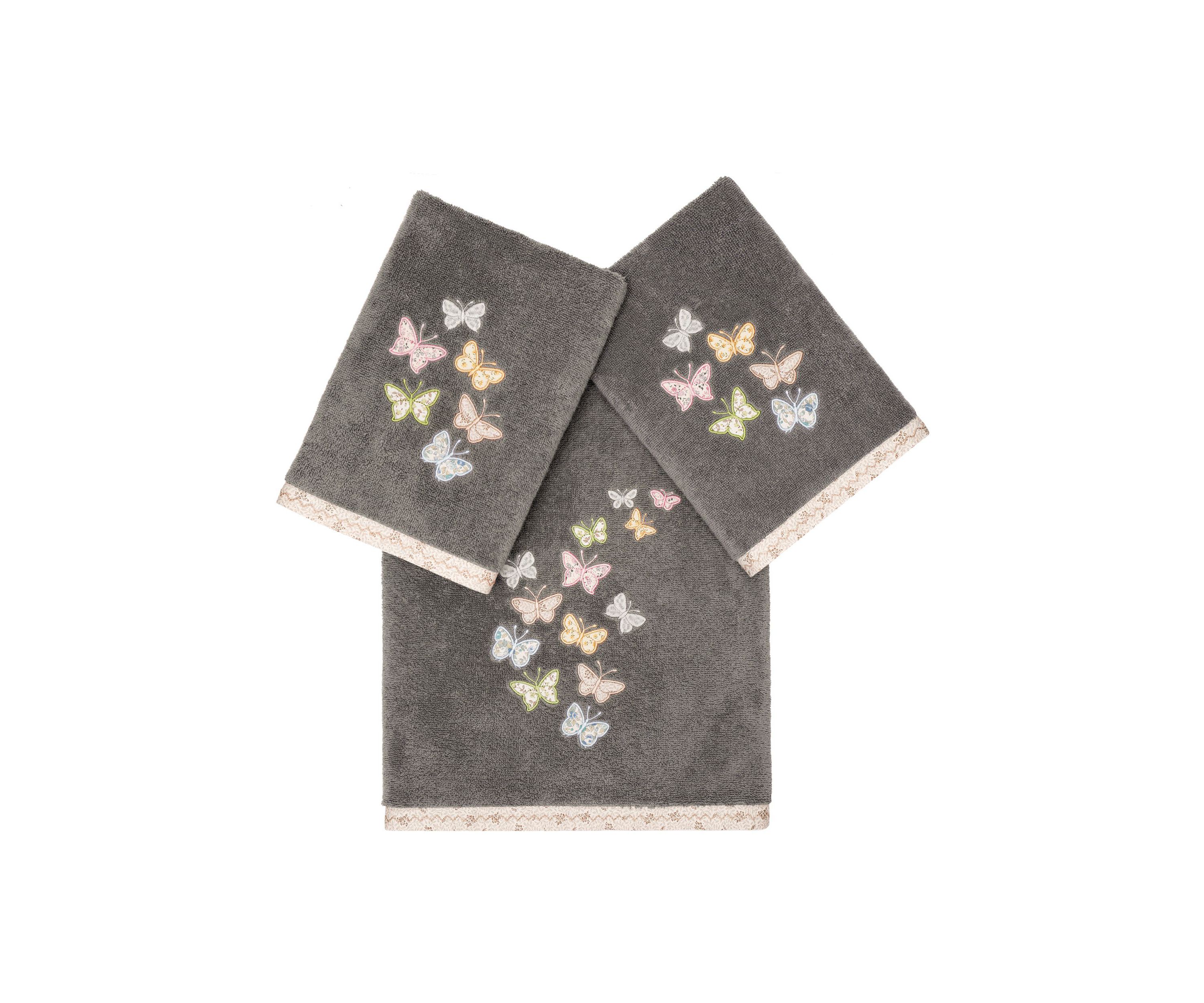 MARIPOSA 3PC Embellished Towel Set