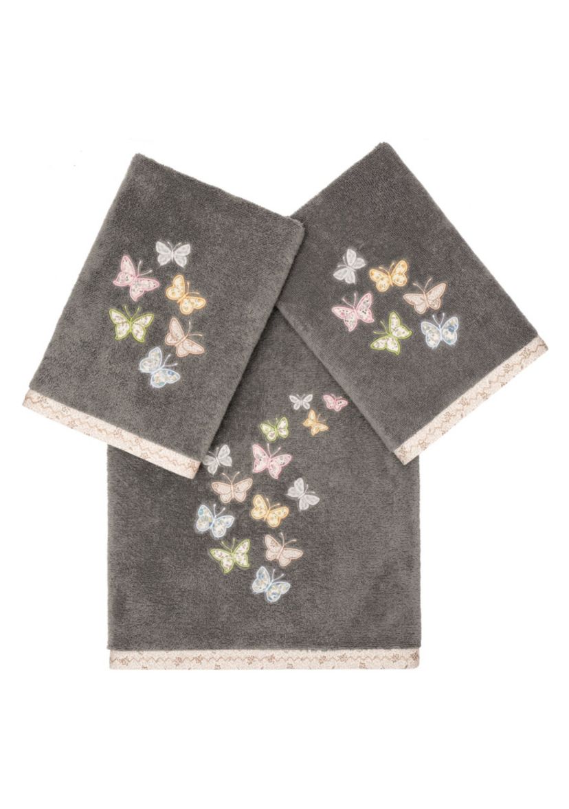 MARIPOSA 3PC Embellished Towel Set