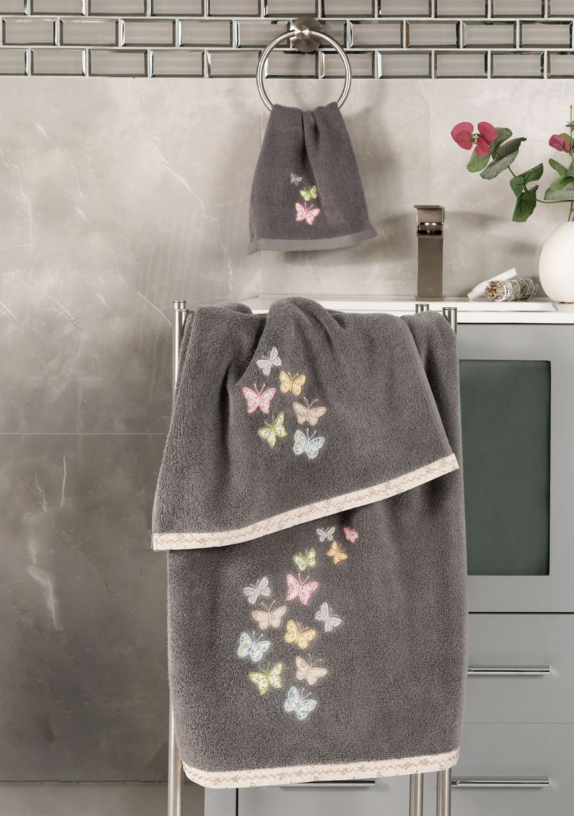 MARIPOSA 3PC Embellished Towel Set