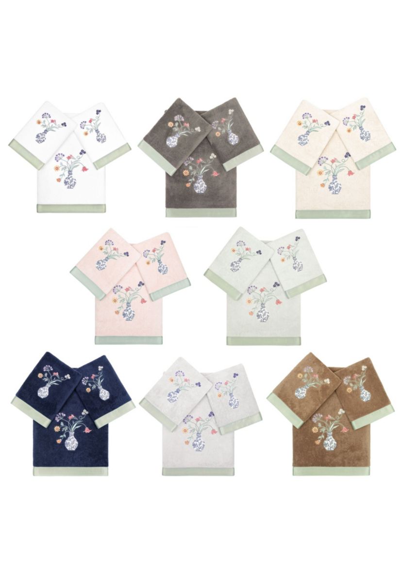 STELLA 3PC Embellished Towel Set