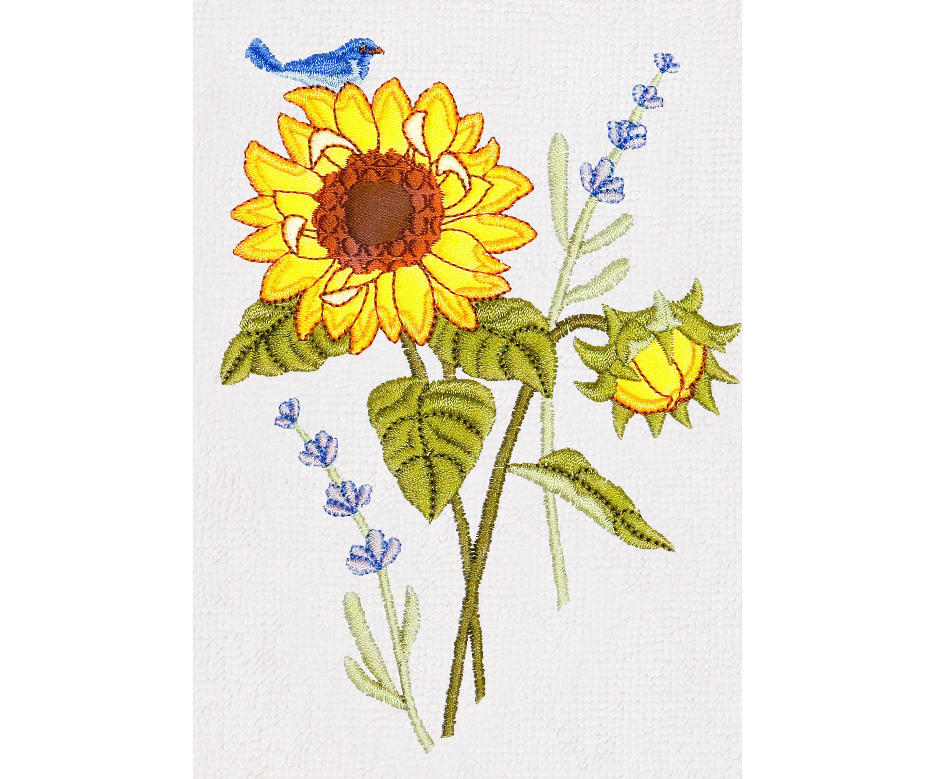 GIRASOL 2PC Embellished Hand Towel Set