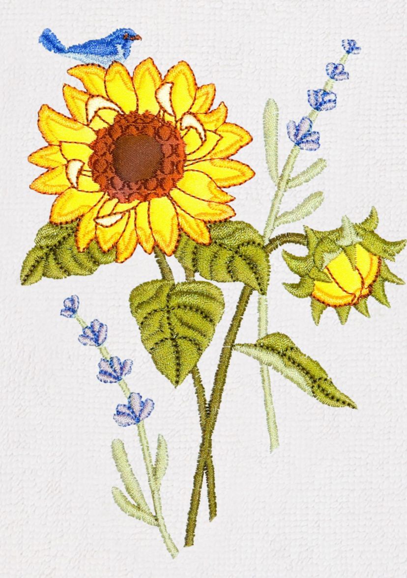 GIRASOL 2PC Embellished Hand Towel Set