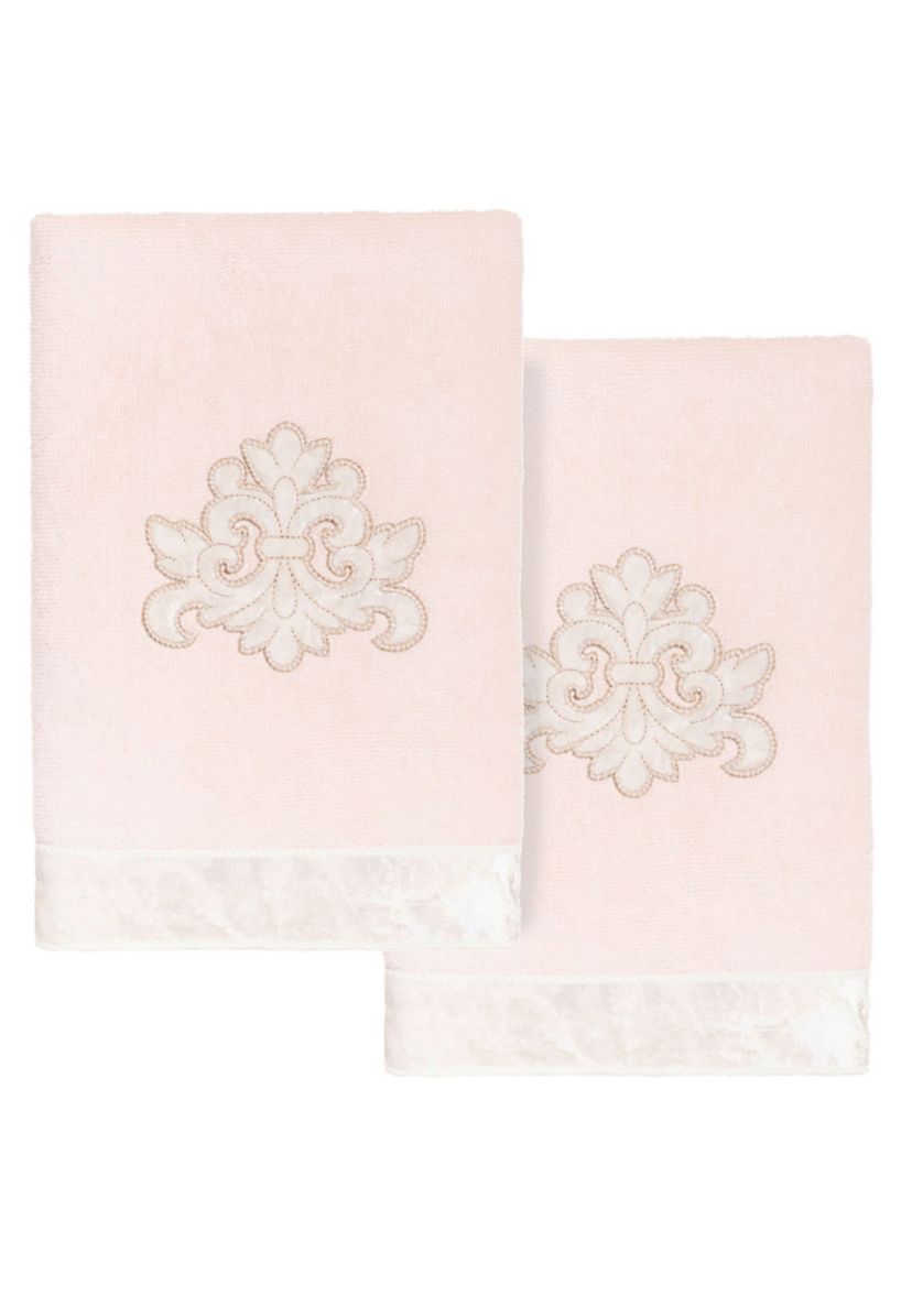 MAY 2PC Embellished Hand Towel Set