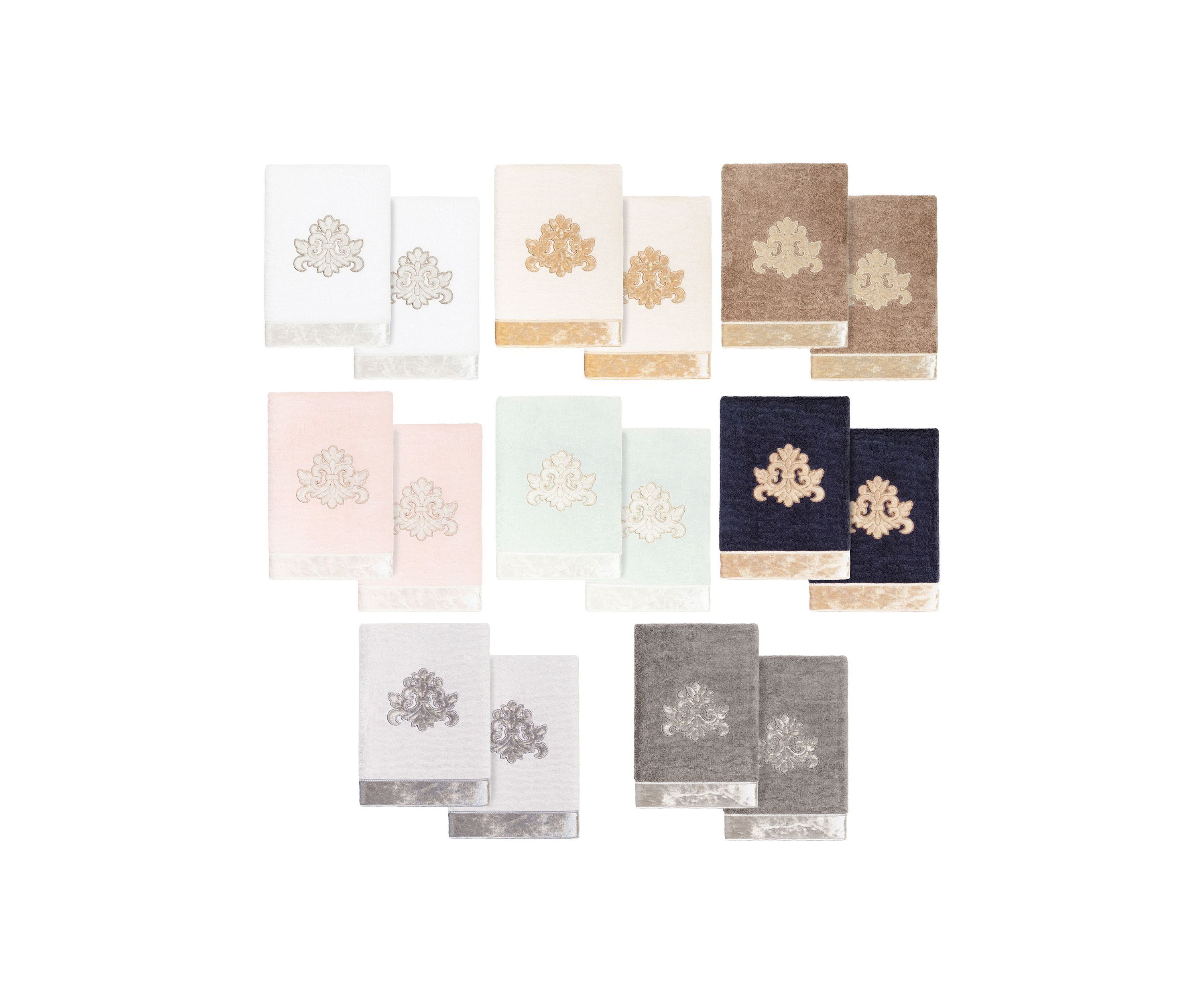 MAY 2PC Embellished Hand Towel Set