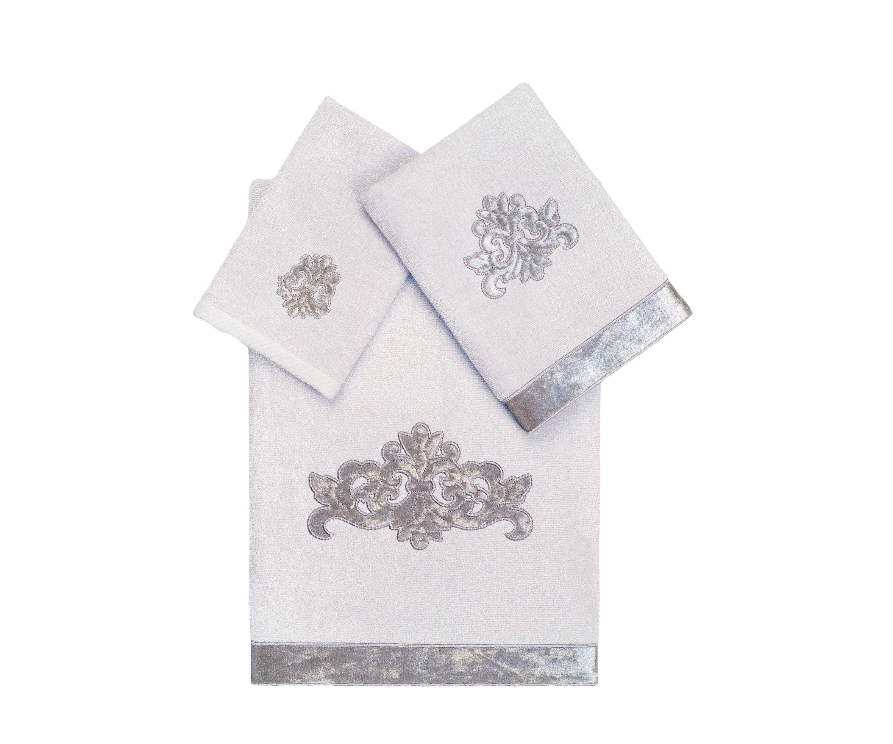 MAY 3PC Embellished Towel Set