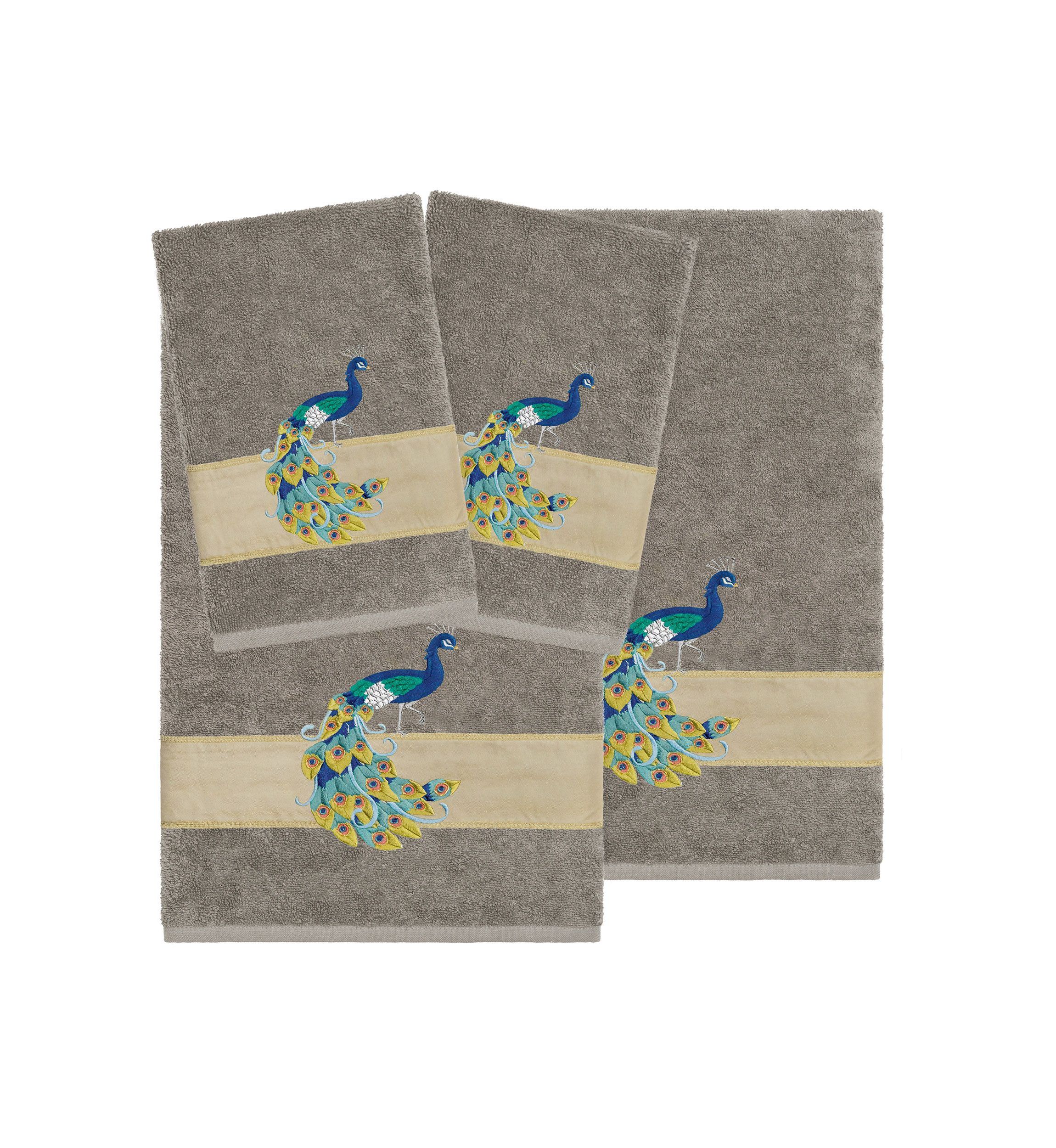 PENELOPE 4PC Embellished Towel Set