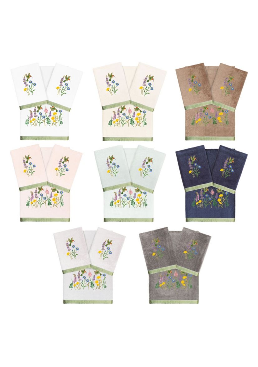 HADA 3PC Embellished Towel Set