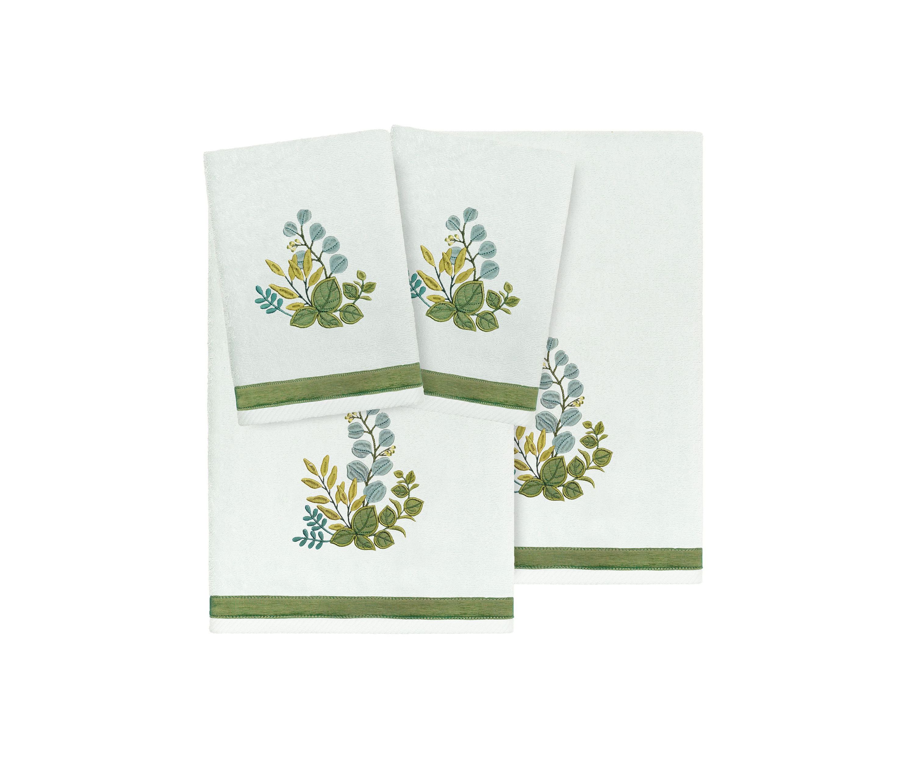 BOTANICA 4PC Embellished Towel Set