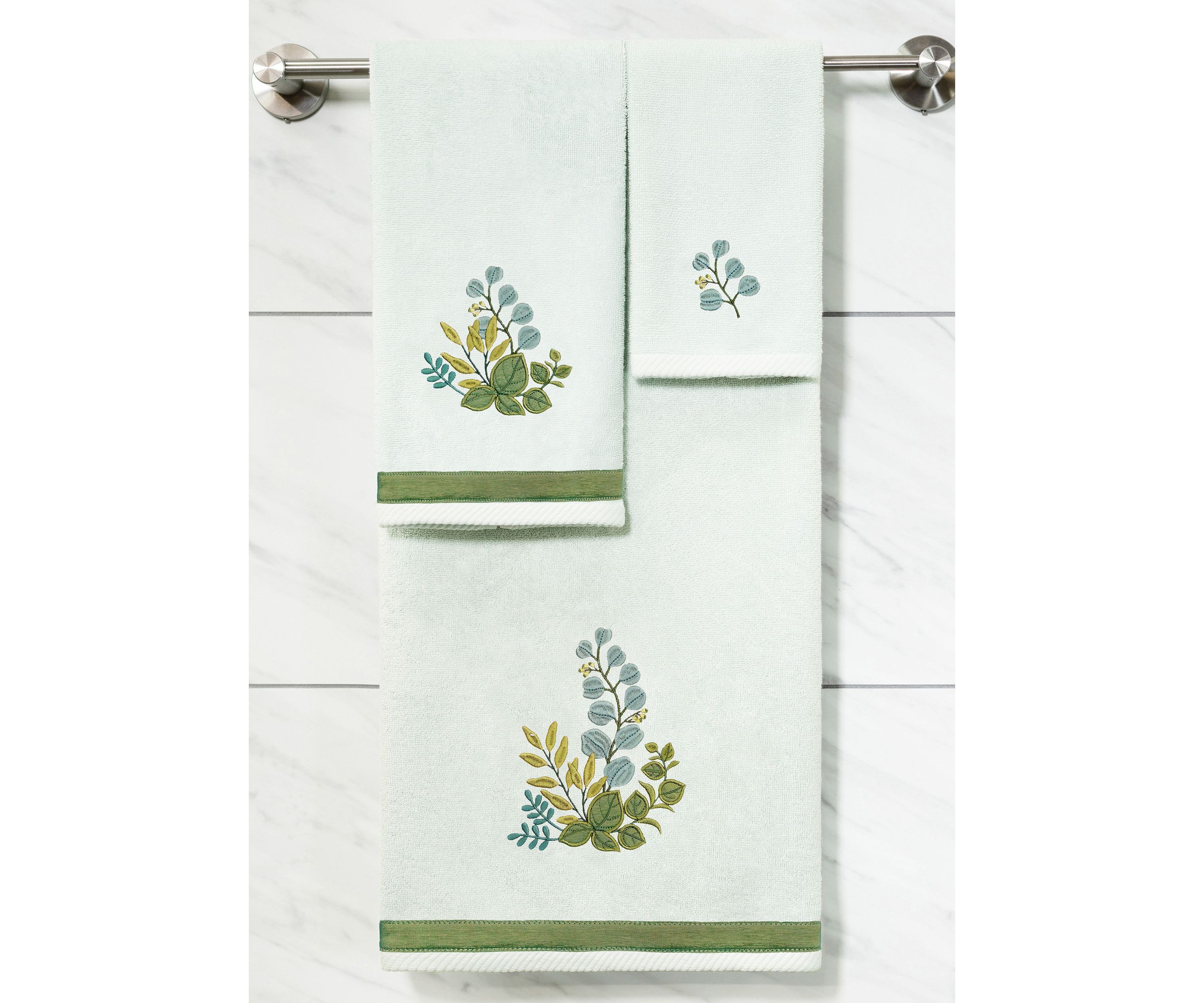 BOTANICA 4PC Embellished Towel Set