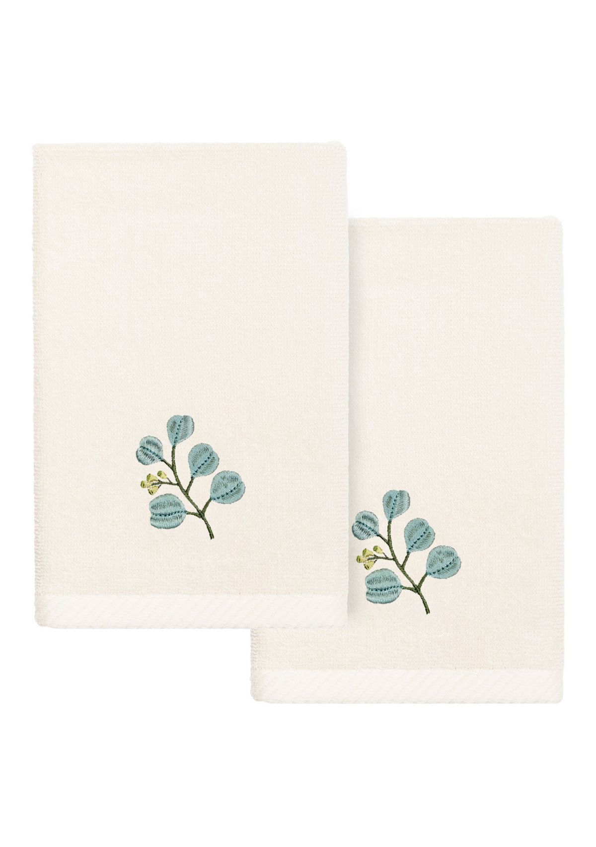 BOTANICA 2PC Embellished Fingertip Towel Set