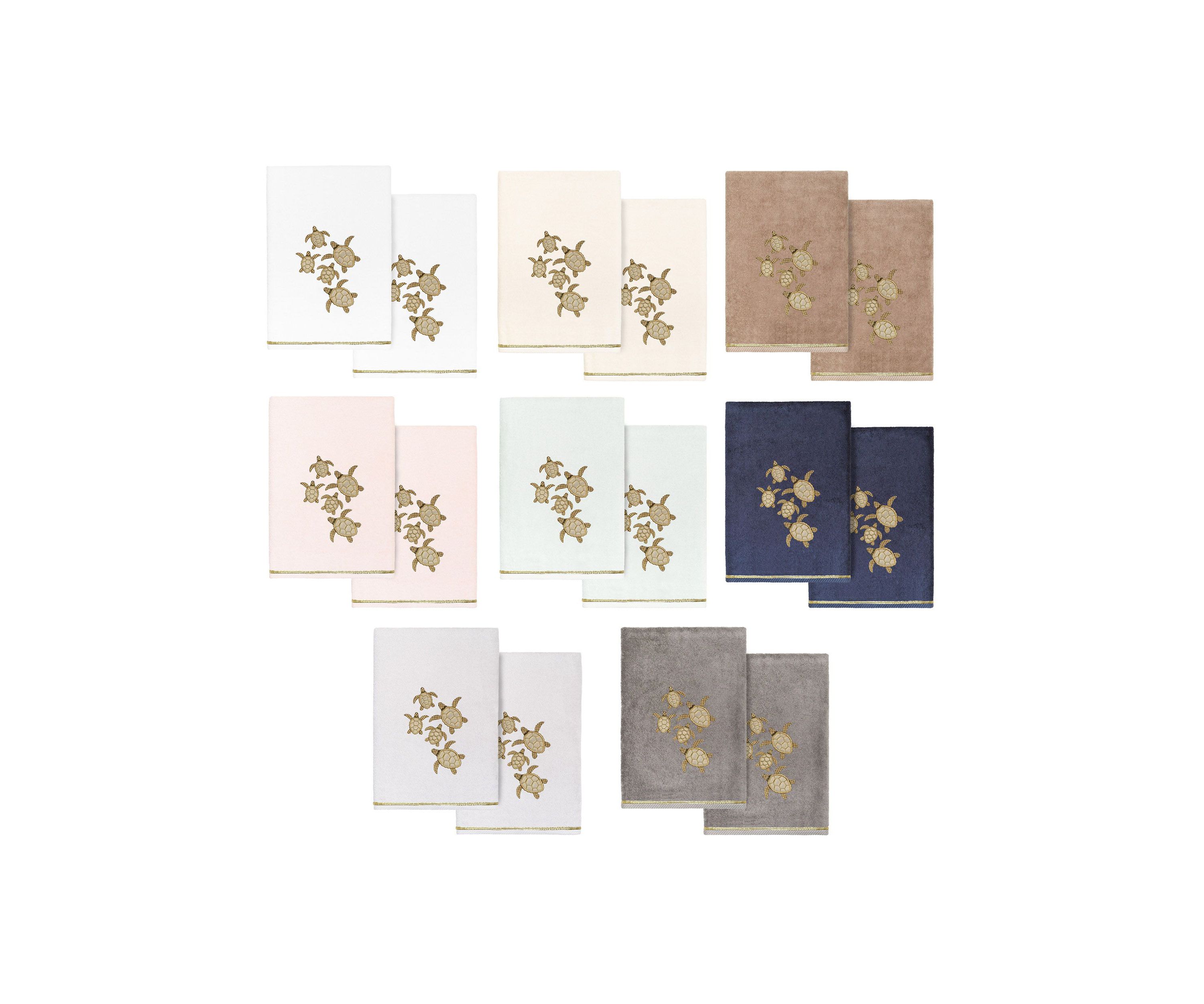TORTUGA 2PC Embellished Bath Towel Set