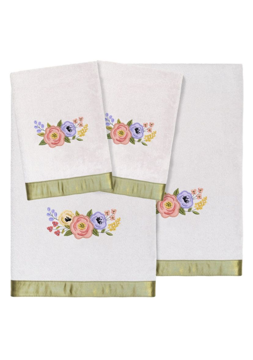 VERANO 4PC Embellished Towel Set