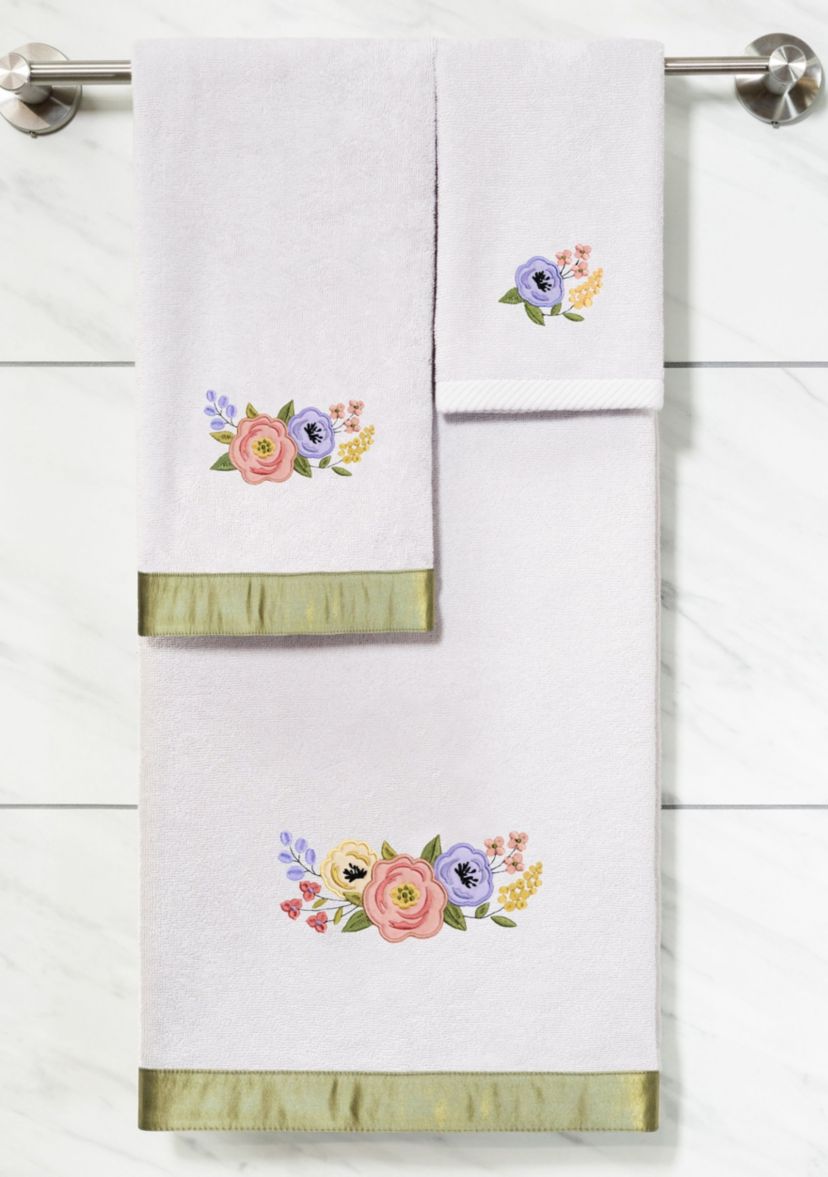 VERANO 4PC Embellished Towel Set