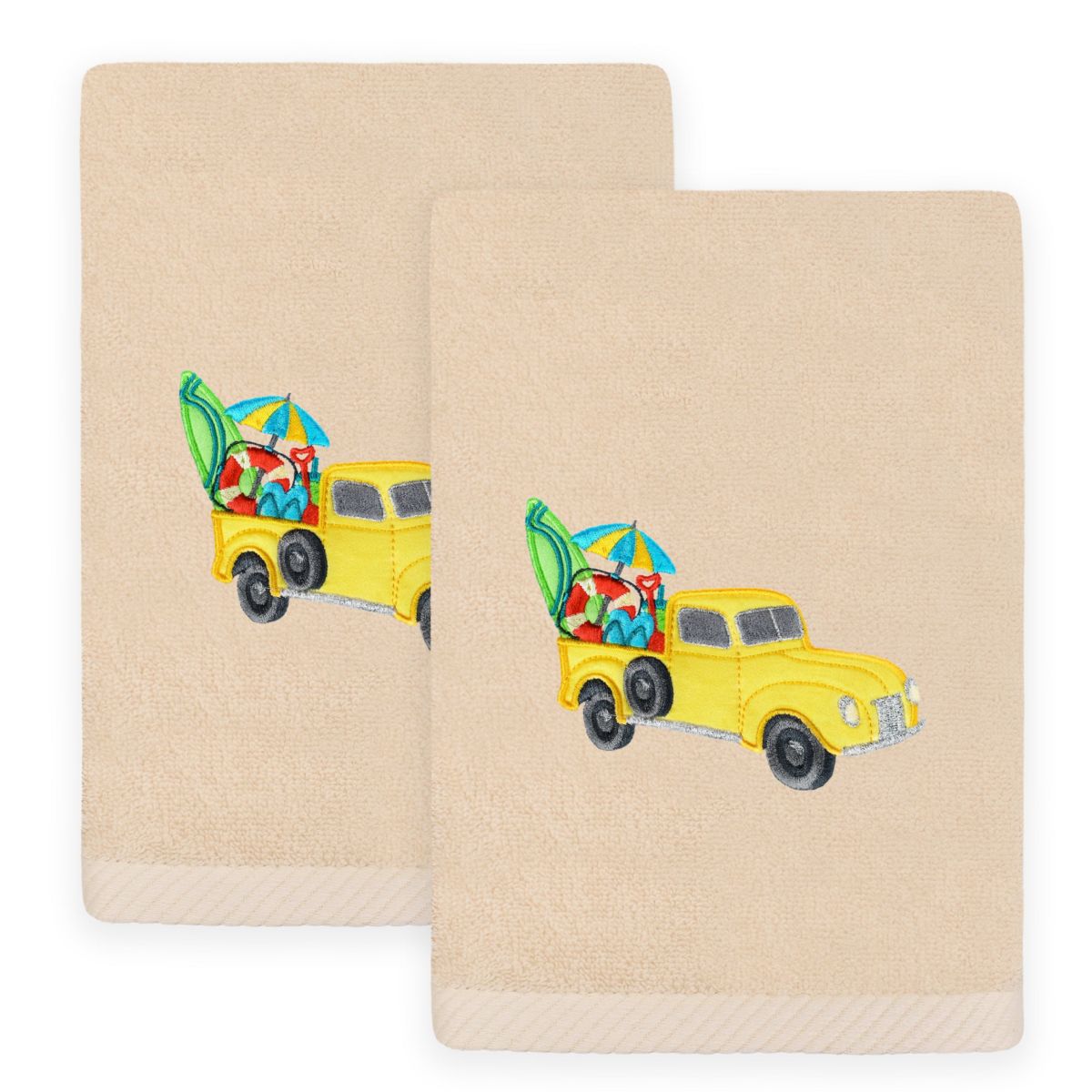 SUMMER TRUCK Hand Towels (Set of 2)