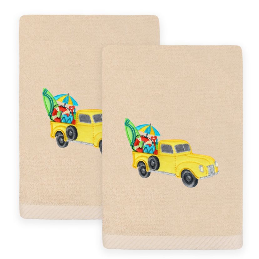 SUMMER TRUCK Hand Towels (Set of 2)