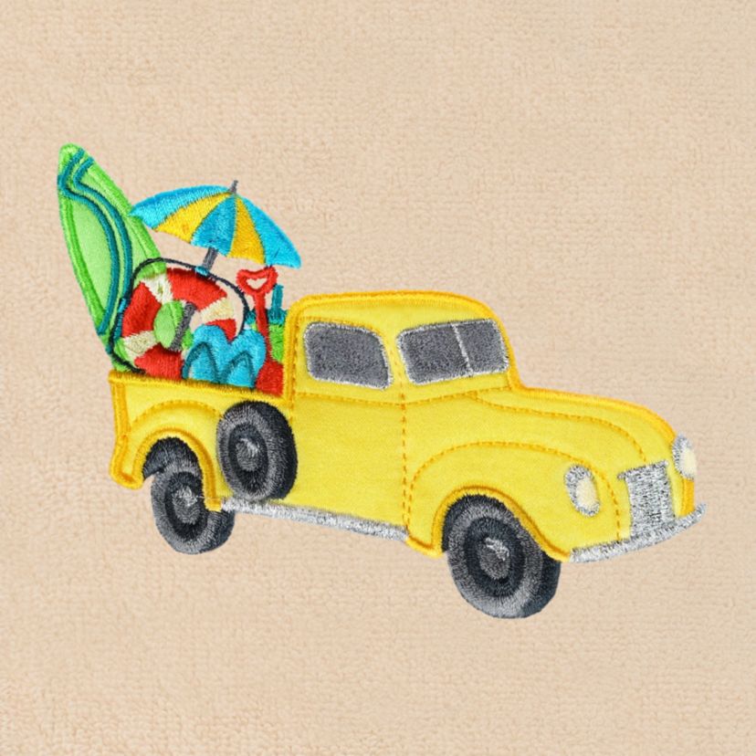 SUMMER TRUCK Hand Towels (Set of 2)
