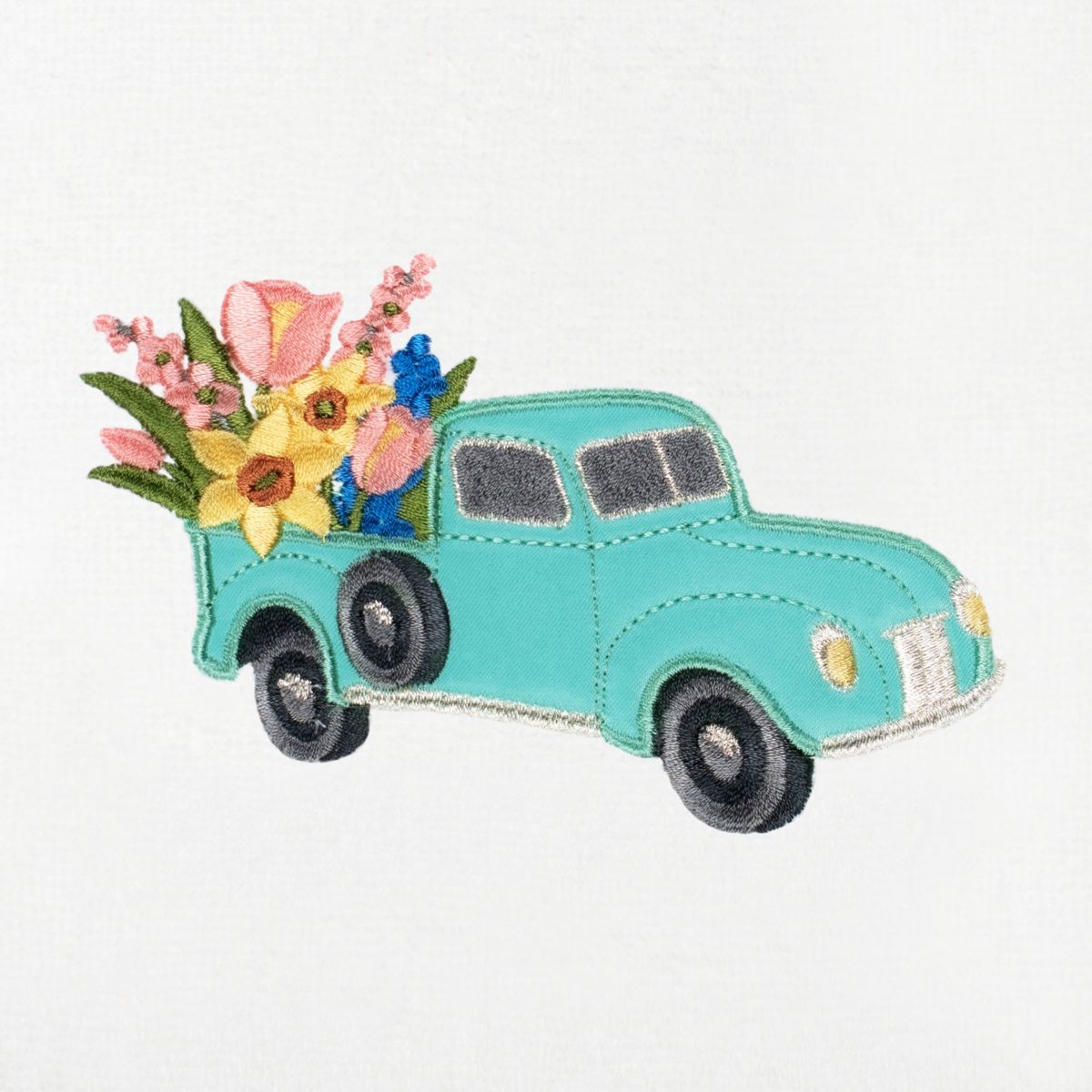 SPRING TRUCK Hand Towels (Set of 2)