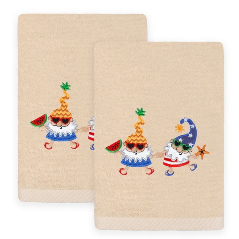 SUMMER GNOMES Hand Towels (Set of 2)