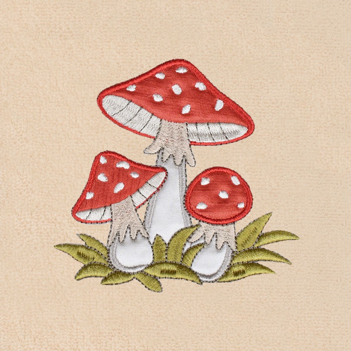 SPRING MUSHROOMS Hand Towels (Set of 2)